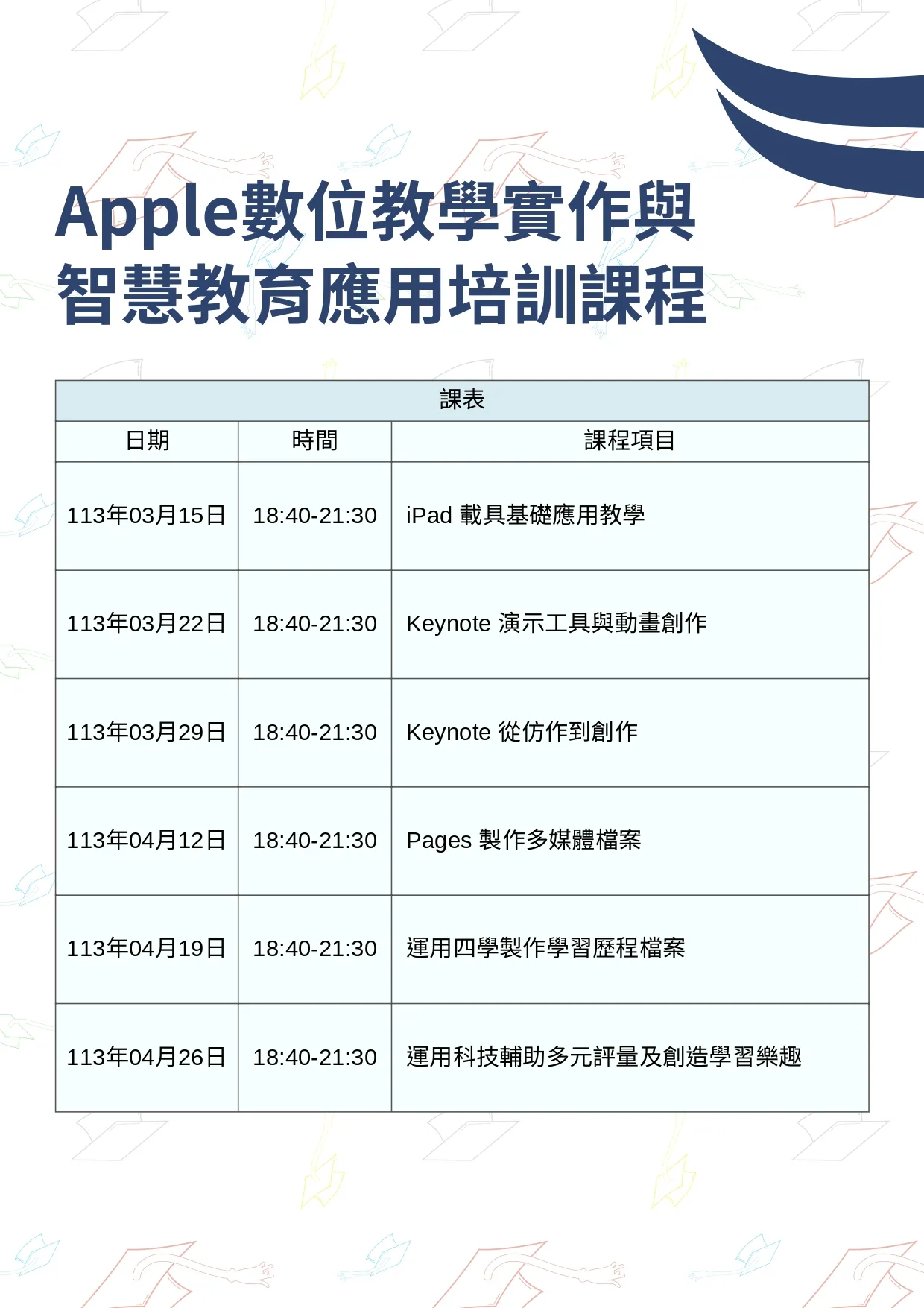 Apple數位教學實作與智慧教育應用培訓課程 第2張